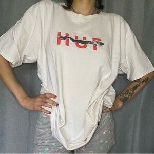 HUF white graphic short sleeved tee Size L